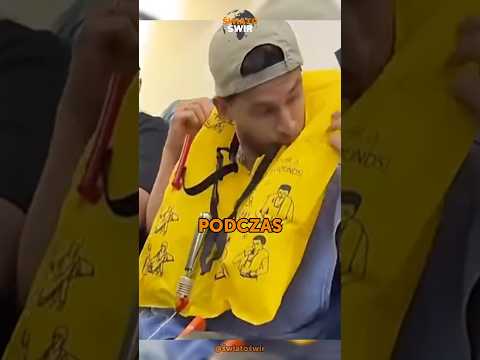 Nigdy nie pompuj kamizelki ratunkowej PODCZAS LOTU😳 thumbnail