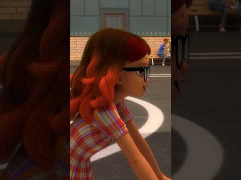 Nadie hace reír a Adrien como Marinette 😂 #ladybug #lasaventurasdeladybug #miraculouslatam #catnoir thumbnail