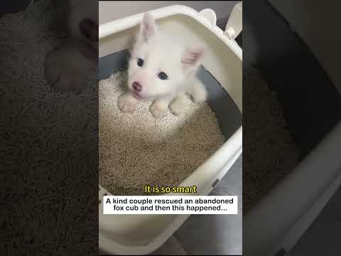 White Fox Rescue #lovestory #animals #wildliferescue #cute #rescueefforts #rescue #fox#whitefox thumbnail