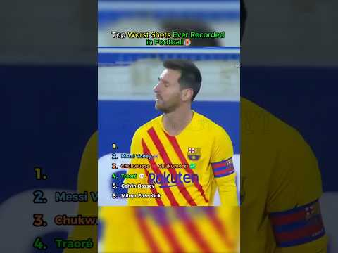 Top Worst Shots Ever Recorded in Football ? thumbnail