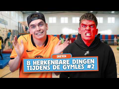 8 HERKENBARE DINGEN TIJDENS DE GYMLES DEEL 2! - Addo & Nick Comedy Sketch thumbnail