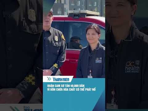 Quận Cam sơ tán 40.000 dân vì bồn chứa hóa chất có thể phát nổ #shorts thumbnail