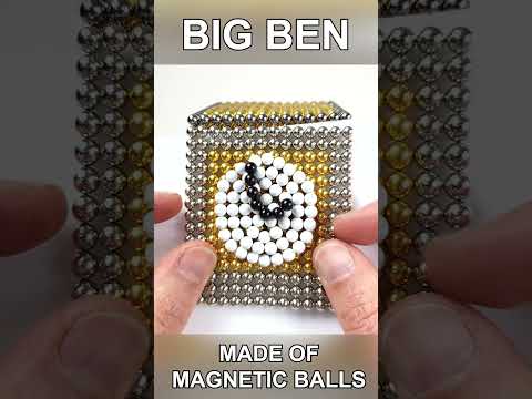The Big Ben Made of Magnetic Balls thumbnail