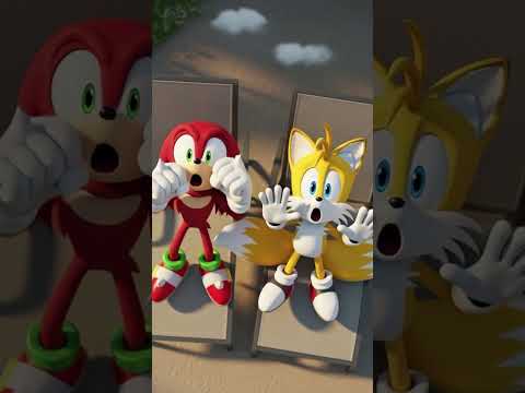 Sonic pranks Knuckles and Tails #sonic #funnyshorts thumbnail