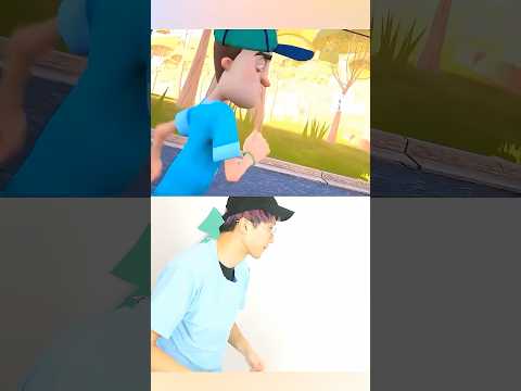 HELLO NEIGHBOR WITH ZERO BUDGET! 😂 #LankyBox thumbnail