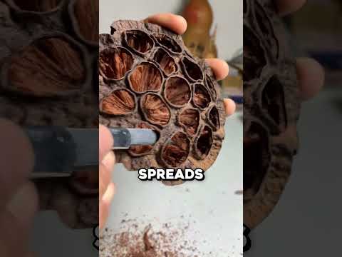 How this lotus pod gets transformed into something useful🤯 thumbnail