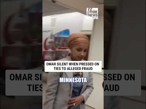 Ilhan Omar SILENT when pressed on ties to MN fraud SCANDAL #shorts #us #news #foxnews thumbnail