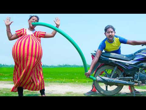 Funniest Fun New Comedy Video 2025 😂 2025 Special amazing funny video 2025 Episode 445 By My Family thumbnail
