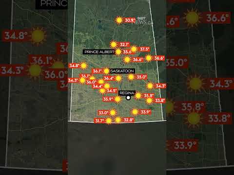 Saskatchewan communities report 3rd straight day of heat records thumbnail