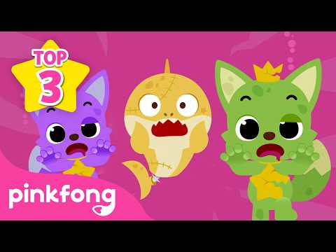 Best Zombie Cartoon Mix | Mysterious Zombie Sharks and Pinkfong | Pinkfong Official thumbnail