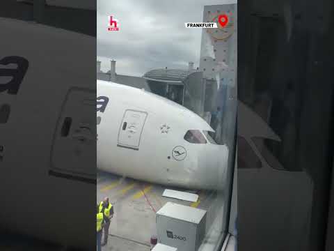 SON DAKİKA! Frankfurt Havalimanı’nda uçağın ön iniş takımı çöktü! #shorts thumbnail