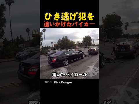 ひき逃げ犯を追いかけたバイカー thumbnail