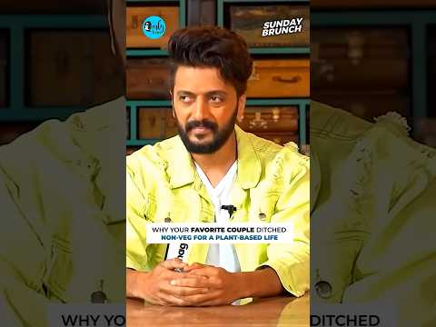 Why Riteish & Genelia Ditched Non-Veg For A Plant Based Life! #riteishdeshmukh #shorts #vegan thumbnail