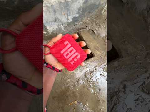 JBL go 4 pipe insert  water speaker testing thumbnail