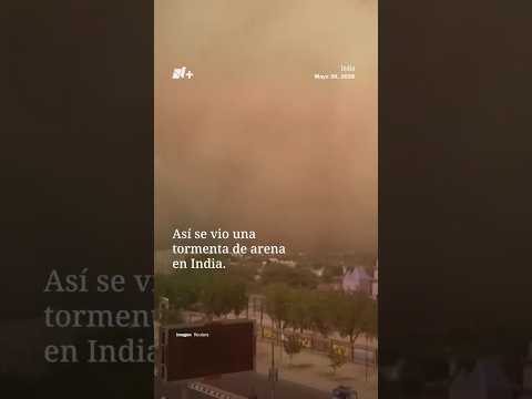 Así Impactóuna Tormenta de Arena en India thumbnail