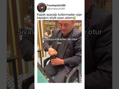 Kola Gazoz ve Soda Şişe Kapaklarını Çıplak Elle Açabilen Adam?? thumbnail