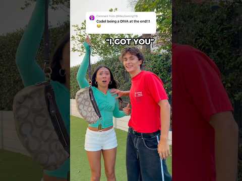 COUPLE GOALS! 🥰 SUBSCRIBE FOR 7 YEARS OF GOOD LUCK! 🍀😅 | Cadel and Mia #funny #couple #shorts thumbnail