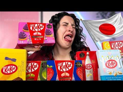 PROVO TUTTI I KITKAT DEL GIAPPONE  *SPAVENTOSO*😮 thumbnail