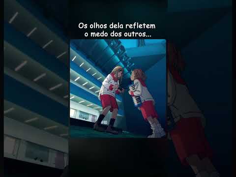 o olho dela reflete o medo dos outros... 💀😥 thumbnail