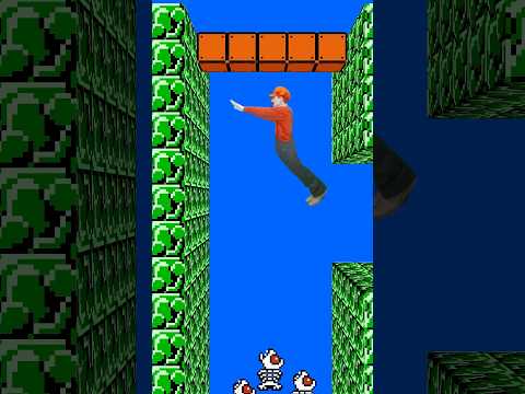 Mario Got EATEN?! Water Level Gone WRONG! 😱🐟 #mario #gaming #nintendo thumbnail