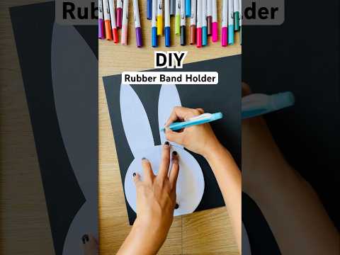 DIY Rubber Band Holder ? #crafteraditi #handmade #diy #craftactivity #quickcraft @CrafterAditi thumbnail