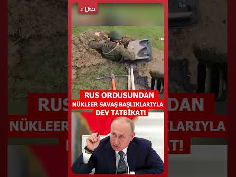 Rusya'dan dev nükleer tatbikat! İkinci günde savaş başlıkları taşındı! #shorts thumbnail