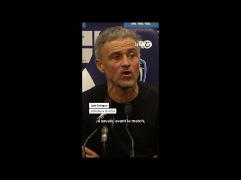 PFC-PSG : Luis Enrique déçu par ses joueurs thumbnail