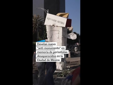 ANTIMONUMENTO recuerda a PERIODISTAS ASESINADOS #shorts thumbnail