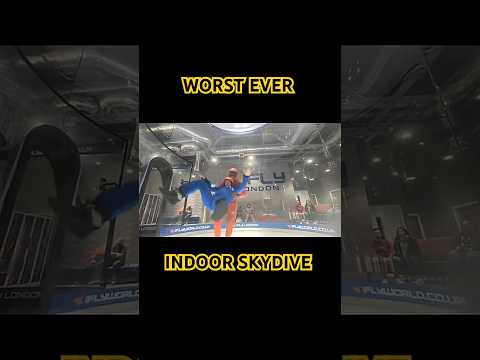 never again #indoorskydiving #comedy #fail thumbnail