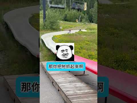 滑到一半突然減速…原因居然是牠！🤣 thumbnail