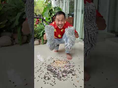 Cách Lau Sàn Kì Lạ Này Có Thực Sự Hiệu Quả #haongchu thumbnail