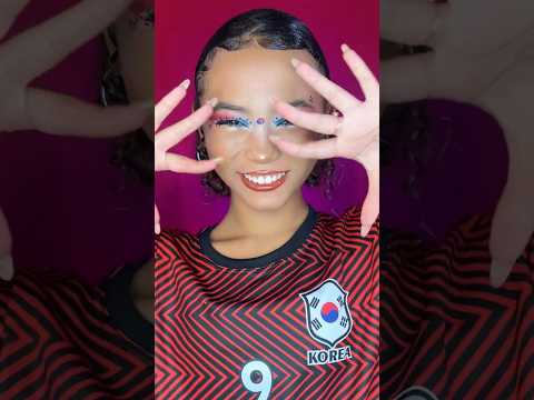 TREND JOGADORES DA COPA | Coréia do Sul 🇰🇷✨ | Qual o próximo país? #makeup #transition #bbiamarall thumbnail