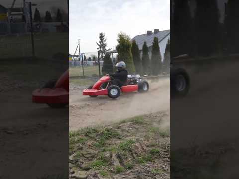 DIY Twin Engine Gokart 2x212cc 2xCVT #automobile #gokart #fast #mechanic #racing #diy #vehicles thumbnail