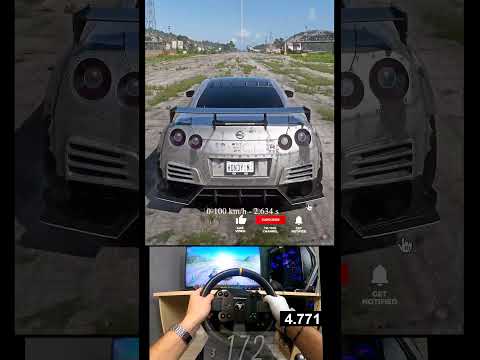 #2057 '20 Nissan GT R Nismo R35 Full Throttle to 300 KMH Acceleration #shorts thumbnail