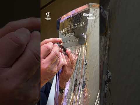Aston Villa's name engraved into the Europa League trophy ? #UEL #AstonVilla thumbnail