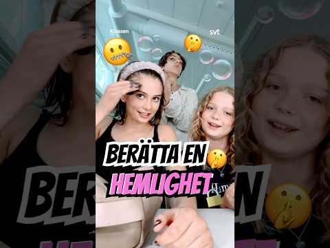 Hemligt! 🙊 #klassen #svtklassen #spa #drama #svtplay #dramaseries #svt #behindthescenes #bts thumbnail