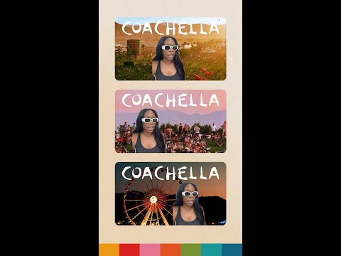 bring #Coachella energy wherever you are. try the coachella vlog effect. thumbnail
