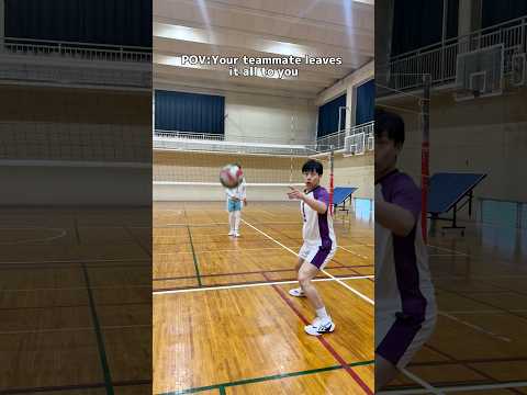 Bro, you gotta dig that…😒 #volleyball thumbnail