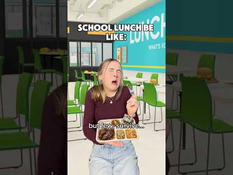 School lunch be like #pov #skit #relatable #comedy thumbnail
