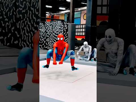 Spiderman or zombie?😂 #spiderman thumbnail