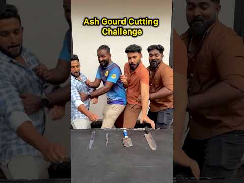 Cut the Ash Gourd Challenge | PsychoAliyanz #psychoaliyanz #funnychallenge #challenge #shorts #funny thumbnail