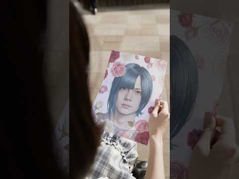 街中でイラストあげる系の動画でめっちゃ下手なやつ #PixAi thumbnail