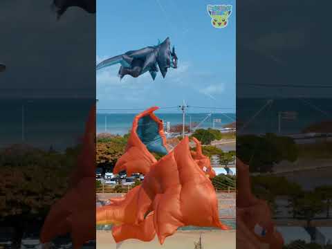 Pokémon Shorts - Pokémon Kites Featuring Mega Evolution! PART2 -  #PokemonFunVideo #PokemonKidsTV​ thumbnail