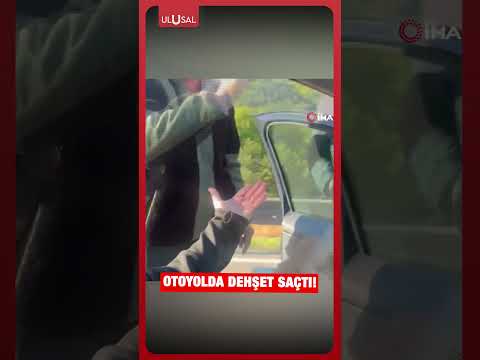 TEM Otoyolu'nda yol kesip dehşet saçtı! #shorts thumbnail