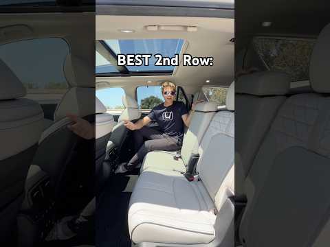 Honda Pilot has an awesome 2nd row! #honda #hondapilot #toyota #nissan thumbnail