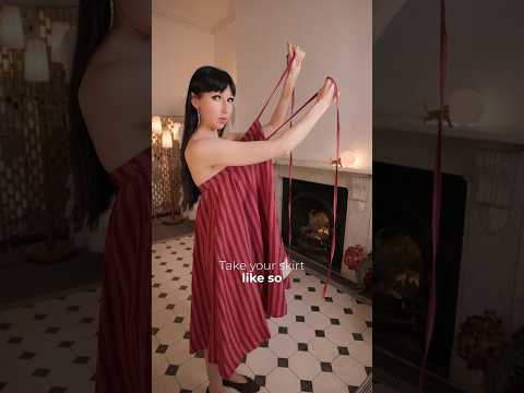 How to style your midi skirt as a dress AD #shorts thumbnail