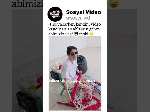 İşini yaparken kendini video kaydına alan ablamızı gören abimizin verdiği tepki ? thumbnail