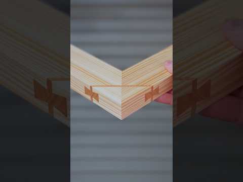 A New Miter Joint Idea #shorts #woodworking #diy thumbnail