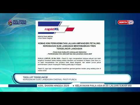 29 MEI 2026 - BERITA PAGI - TREN LRT TERGELINCIR: KEROSAKAN SUIS LANDASAN DIKENAL PASTI PUNCA thumbnail