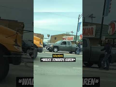 Karen Gets His Car Stolen After Assault #shorts thumbnail